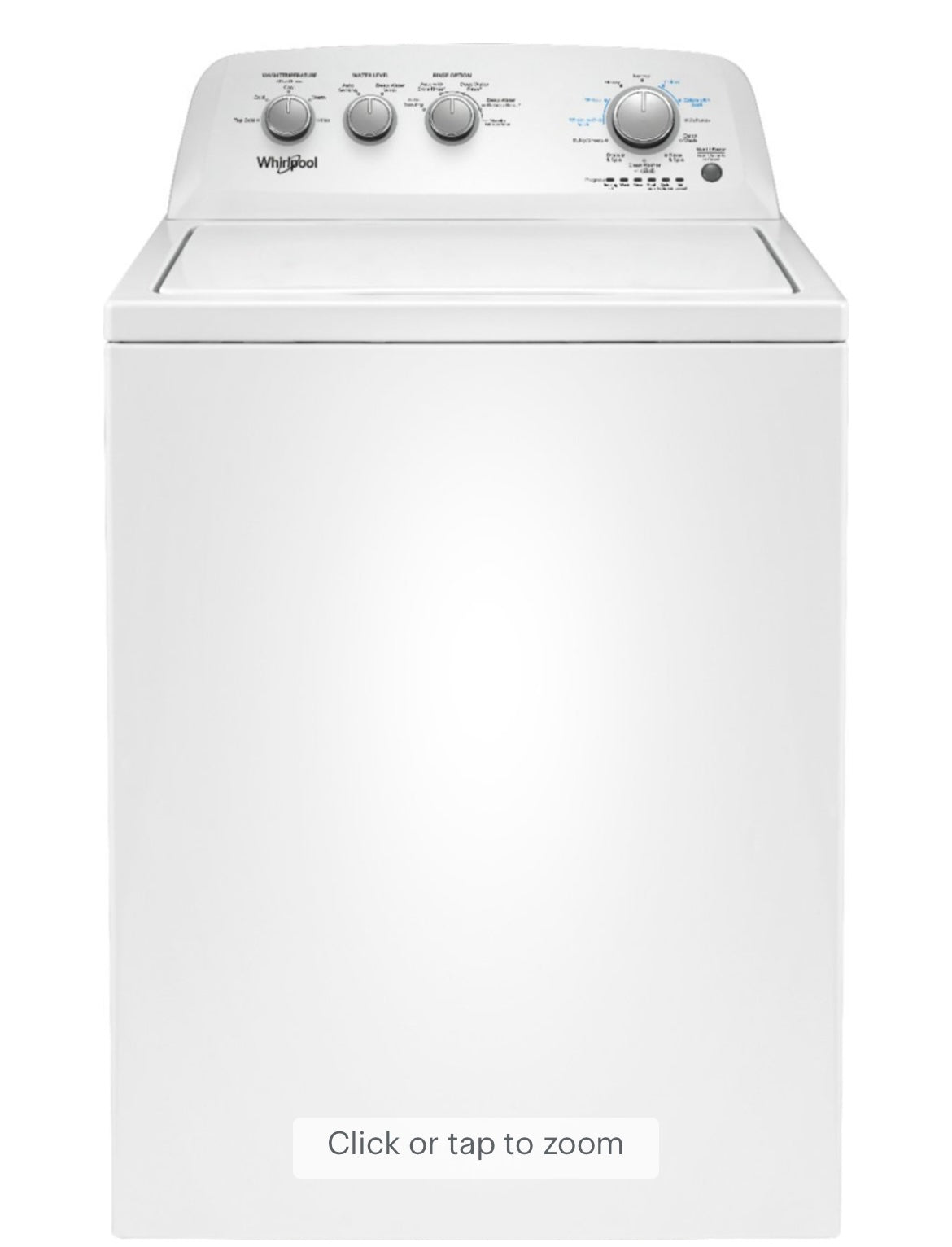 Whirlpool - 3.8 Cu. Ft. 12-Cycle Top-Loading Washer - White