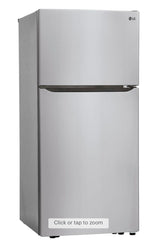 LG - 20.2 Cu. Ft. Top-Freezer Refrigerator - Stainless Steel